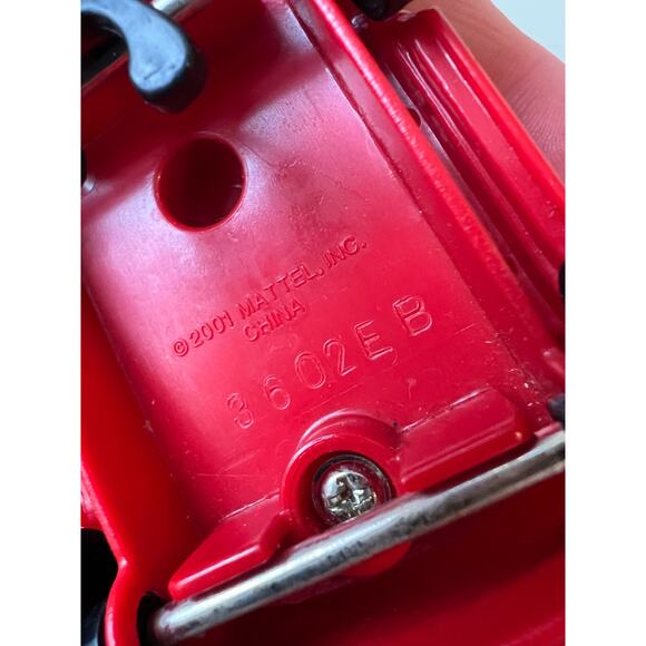 Fisher-Price Little People Red Wagon with Teddy Bear 2001 Rare - Picture 3 of 6